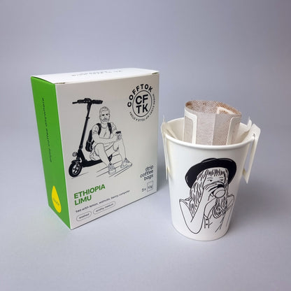 Coffee Drip Bags Ethiopia Limu - Cofftok - COFFTOK™