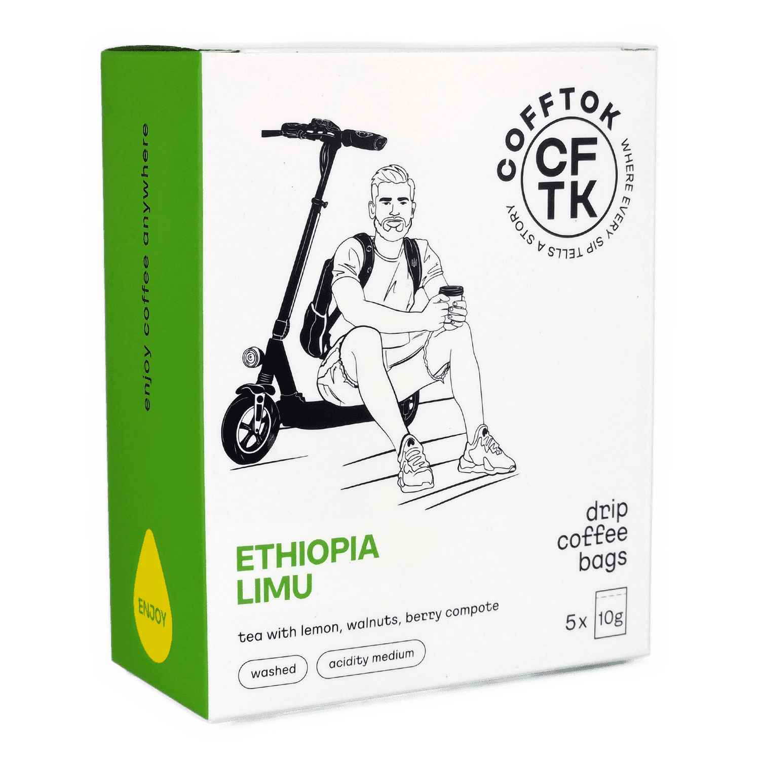Coffee Drip Bags Ethiopia Limu 