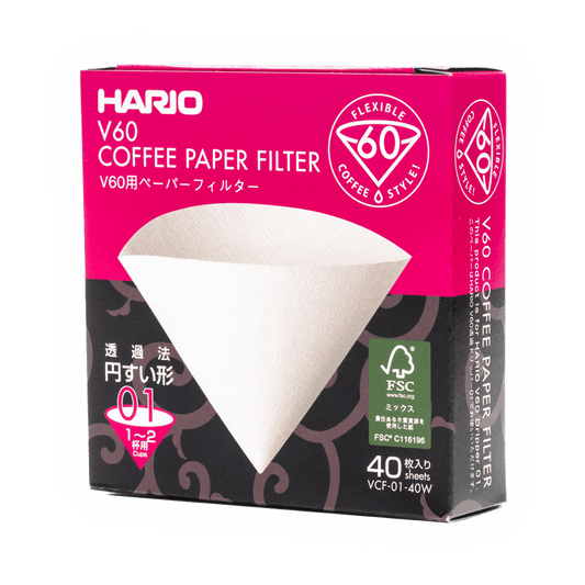 Hario V60 Paper Filters Box/40 - Hario - COFFTOK™